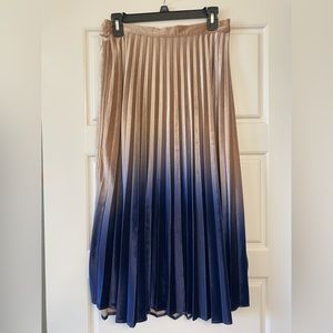 Velvet Pink/Navy Skirt